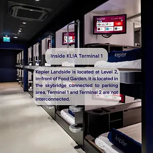 Hôtel capsule Kepler Club Kuala Lumpur Airport - Klia T1 Landside, Public Area, Sepang